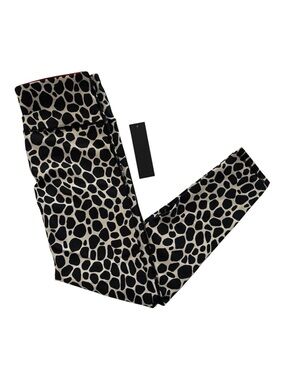 Mono B Giraffe Print High Waist Leggings Sz L athleisure gym yoga run support